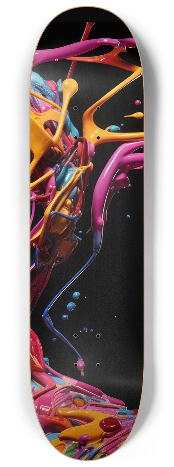 3 Paint my Face Skateboard Series #3 8-1/4 Skateboard Deck