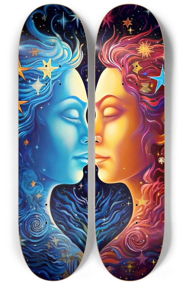 Ceslestial Beauty Skateboard Series 2 Deck Wall Series