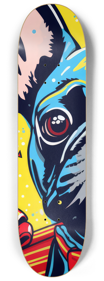 French Bulldog Skateboard Series #1 8-1/4 Skateboard Deck