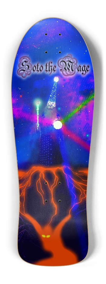 Soto the Mage_Glow in the Dark Old School Shape