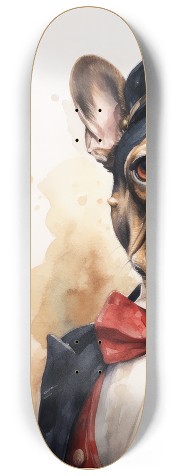 French Bulldog Skateboard Series #1 8-1/4 Skateboard Deck