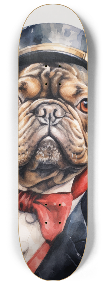 French Bulldog Skateboard Series #2 8-1/4 Skateboard Deck
