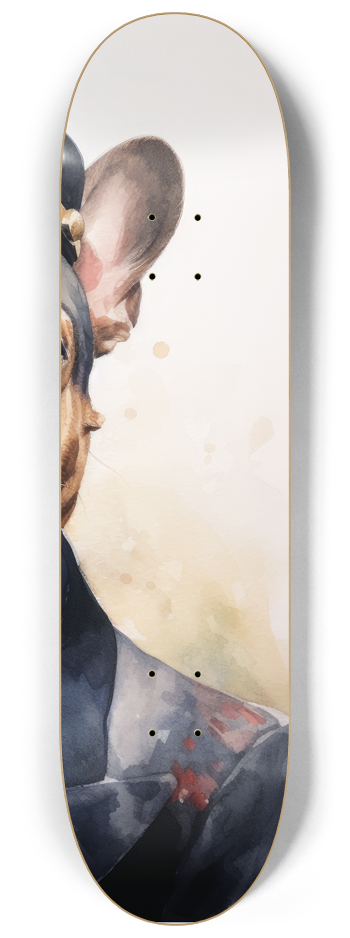 French Bulldog Skateboard Series #3 8-1/4 Skateboard Deck