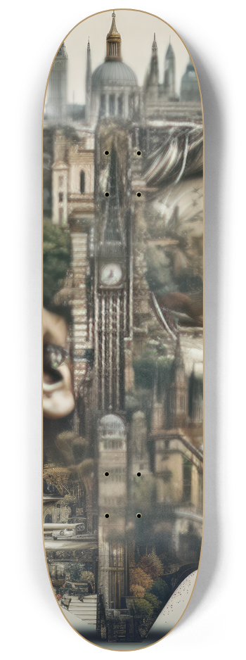 London on my Mind Skateboard Series #2 8-1/4 Skateboard Deck