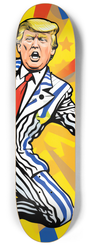 Donald Trump Pop Art Skateboard Series #3 8-1/4 Skateboard Deck
