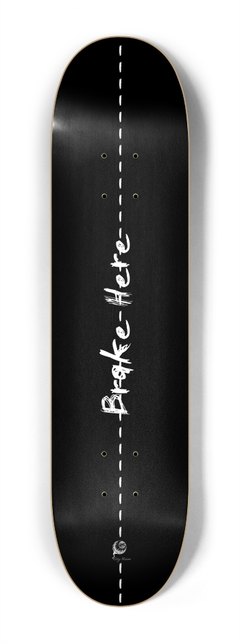 Brake Here 2 Mini 7.25 7-1/4 Mini/Kid Skateboard