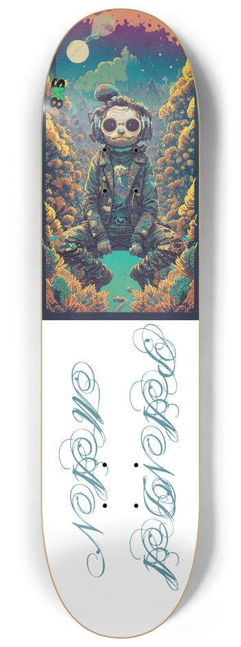 Panda Man 8-1/4 Skateboard Deck