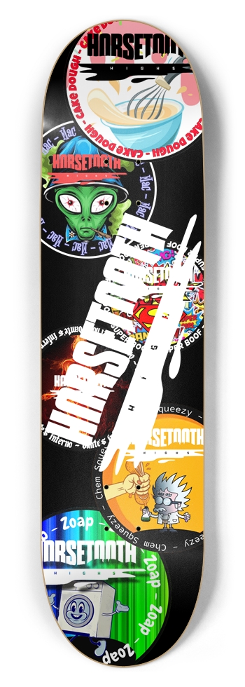 Sticker Bomb 2.0 8-1/2 Skateboard Deck