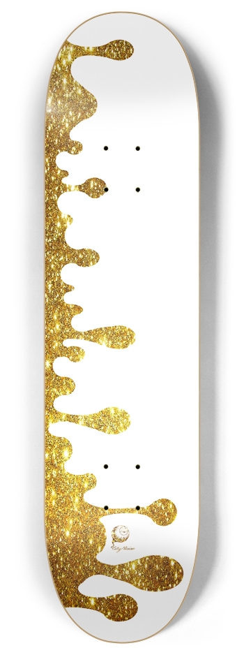Dripping Gold 8.00 8 Inch Skateboard Deck