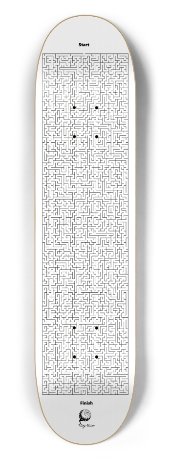 Maze 7.50 7-1/2 Skateboard Deck