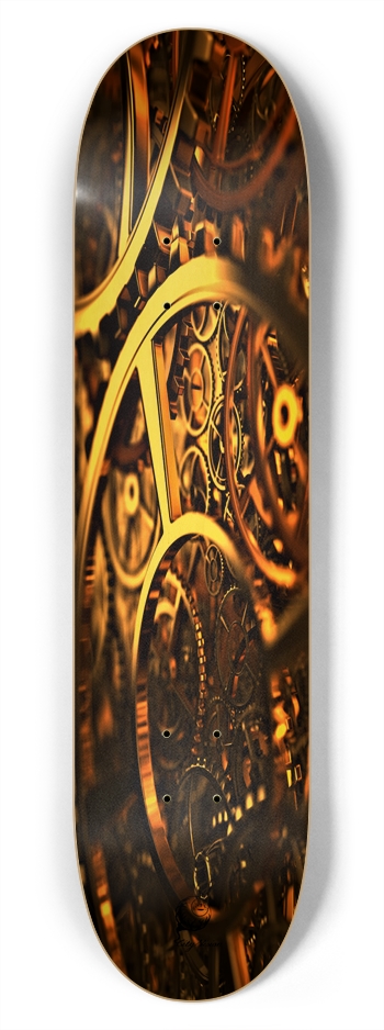 Steampunk 7.75 7-3/4 Skateboard Deck