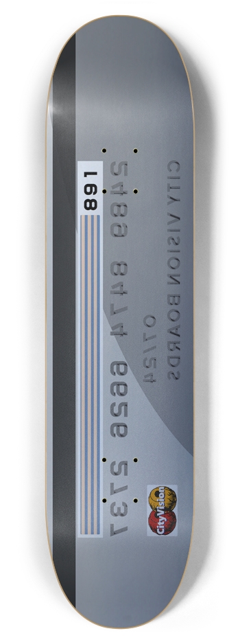 Credit Card 7.87 7-7/8 Skateboard Deck