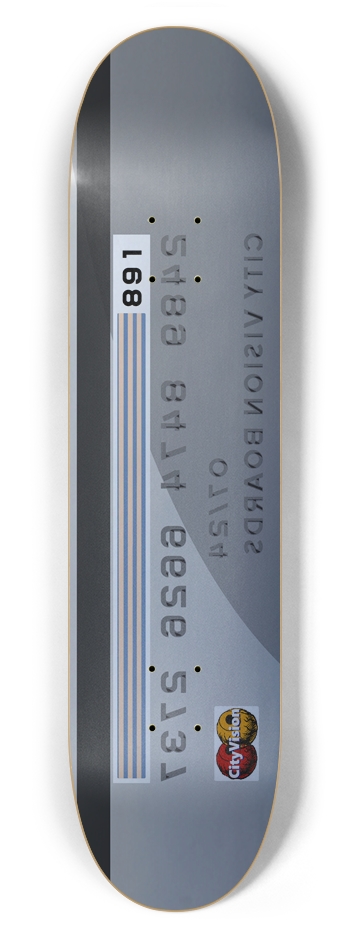Credit Card 7.62 7-5/8 Skateboard Deck