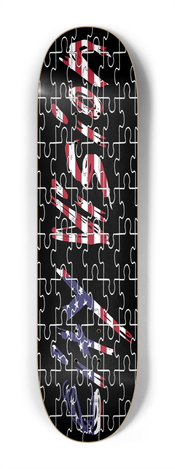 Name Puzzle Mini 7.25 7-1/4 Mini/Kid Skateboard