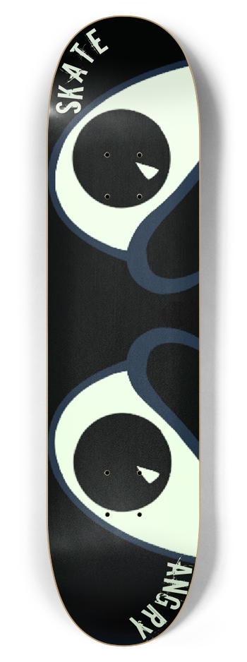 angry eyes 7-7/8 Skateboard Deck