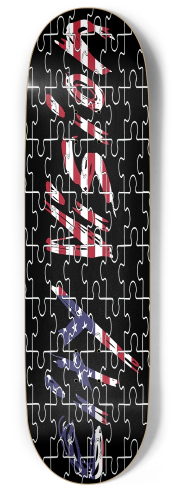 Name Puzzle 9.00 9 Inch Skateboard