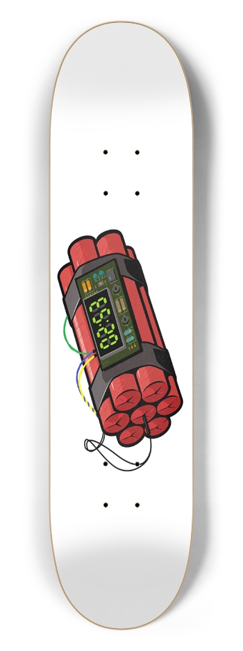 Bomb 7.50 7-1/2 Skateboard Deck