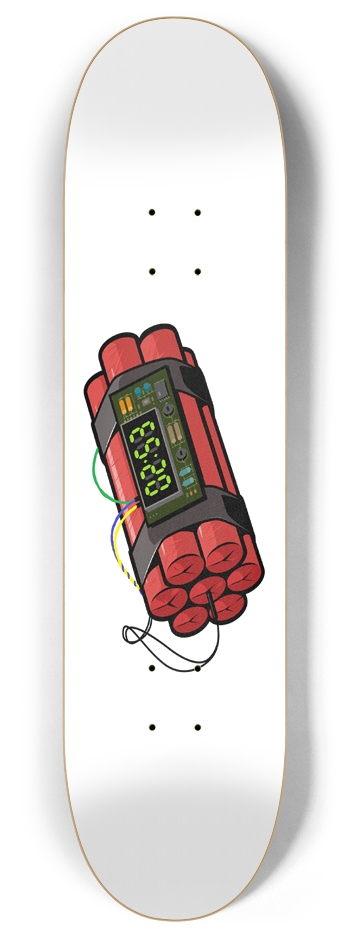 Bomb 8.00 8 Inch Skateboard Deck
