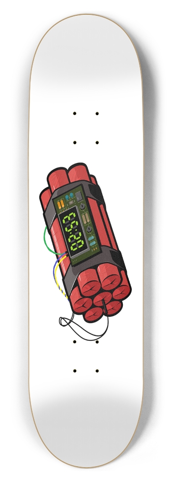 Bomb 8.50 8-1/2 Skateboard Deck