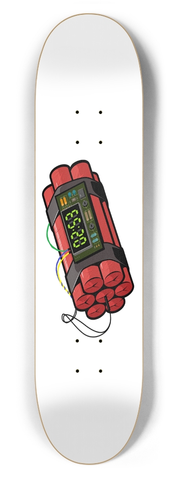 Bomb 7.62 7-5/8 Skateboard Deck