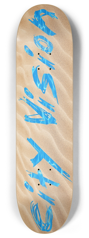 Name Beach 8.00 8 Inch Skateboard Deck