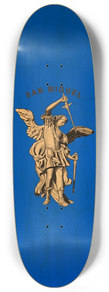 San Miguel Saint Michael Egg Shape Skateboard  Egg Shape
