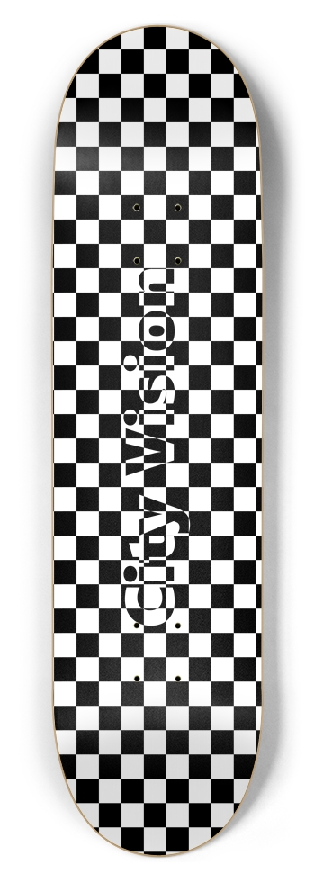 Name Checker 8.50 8-1/2 Skateboard Deck