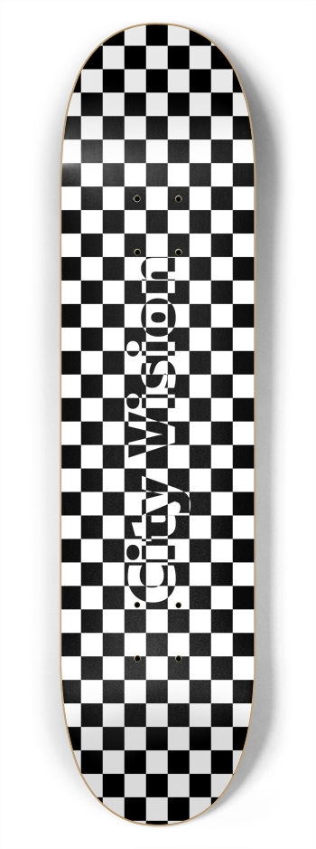 Name Checker 7.75 7-3/4 Skateboard Deck