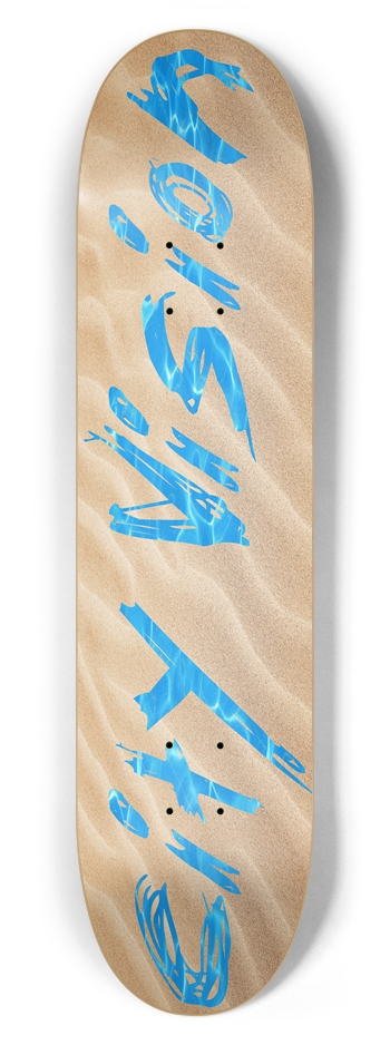 Name Beach 7.62 7-5/8 Skateboard Deck