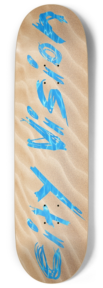 Name Beach 9.00 9 Inch Skateboard