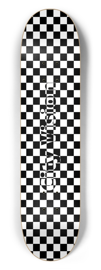 Name Checker 7.50 7-1/2 Skateboard Deck
