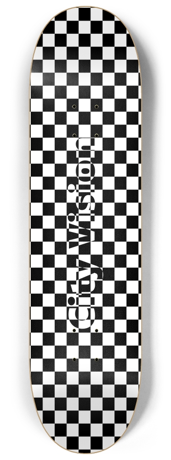 Name Checker 8.25 8-1/4 Skateboard Deck