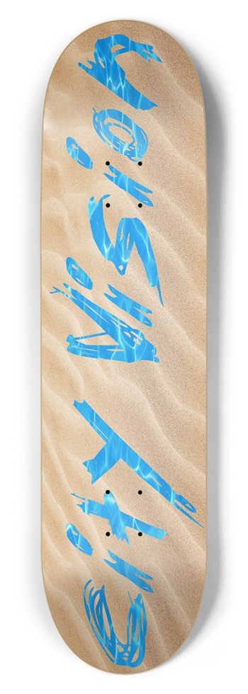 Name Beach 8.50 8-1/2 Skateboard Deck