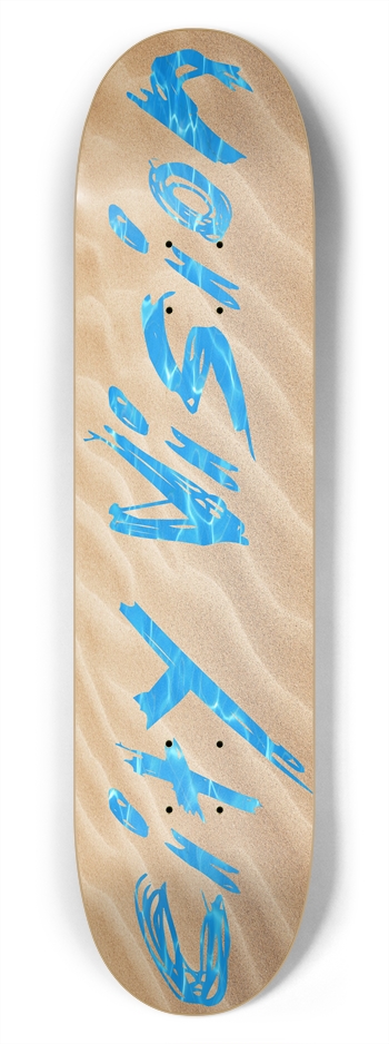 Name Beach 7.75 7-3/4 Skateboard Deck