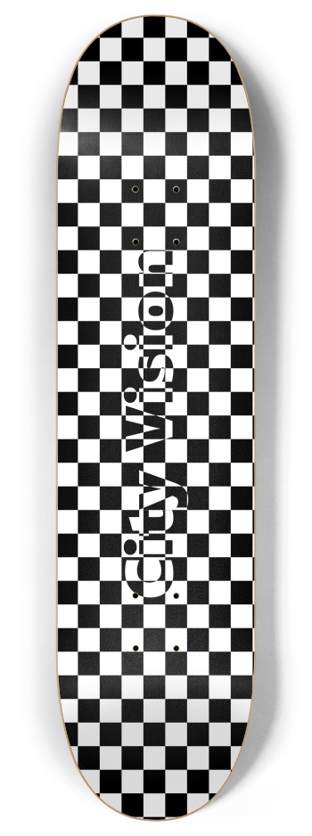 Name Checker 8.00 8 Inch Skateboard Deck