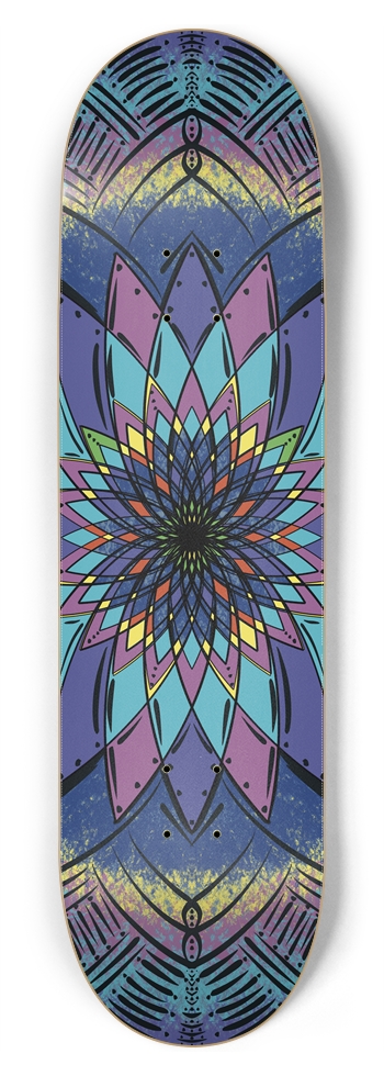 Magic Mandala Custom Skateboard 8-3/4 Inch Skateboard