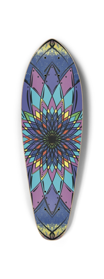 Magic Mandala Custom Skateboard Mini Cruiser