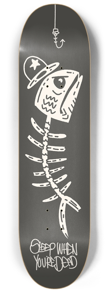 Sleep When You're Dead NEW* 8-1/4 Skateboard Deck
