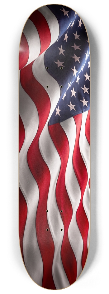 USA Olympic Skateboard USA Flag Skateboard  8-1/4 Skateboard Deck