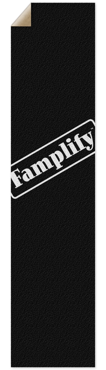 Famplify Logo Griptape Griptape for Longboards