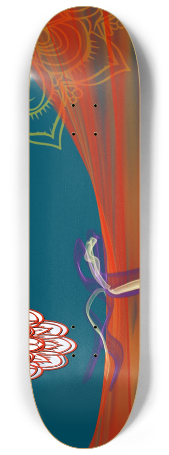 Love Conquest: Intergalactic Embrace Skateboard #3 8-1/4 Skateboard Deck