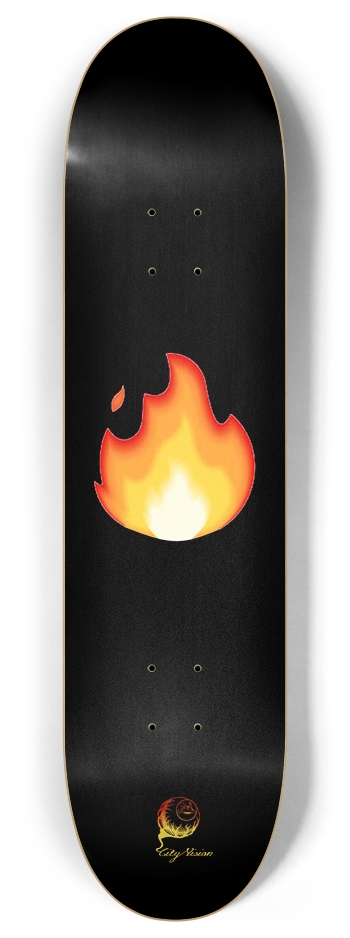 Fire 8.00 8 Inch Skateboard Deck