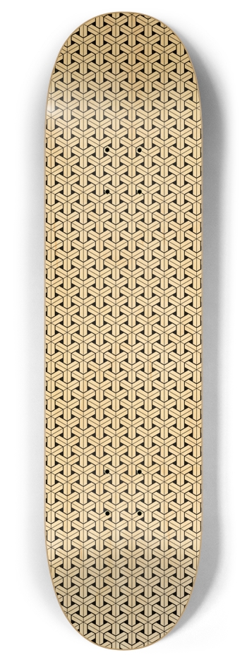 Geometric 8 Inch Skateboard Deck