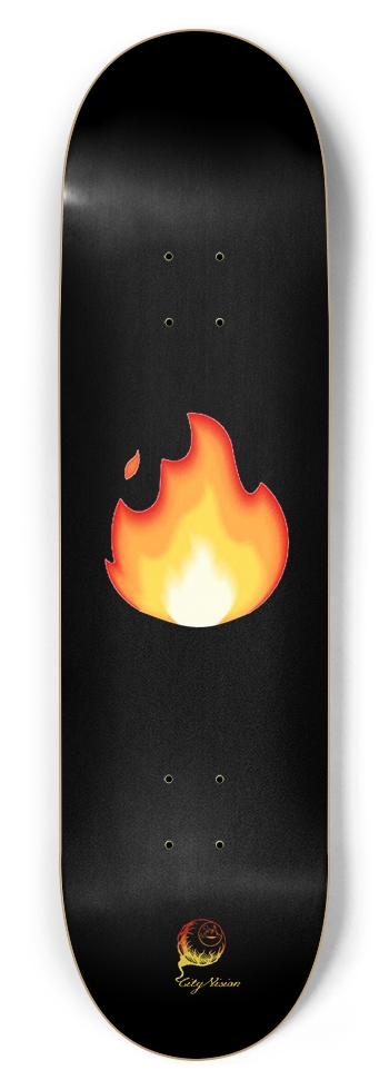 Fire 8.75 8-3/4 Inch Skateboard
