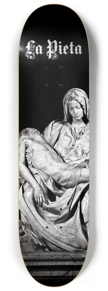La Pieta Michaelangelo Pro Custom Skate Deck 8-1/4 Skateboard Deck