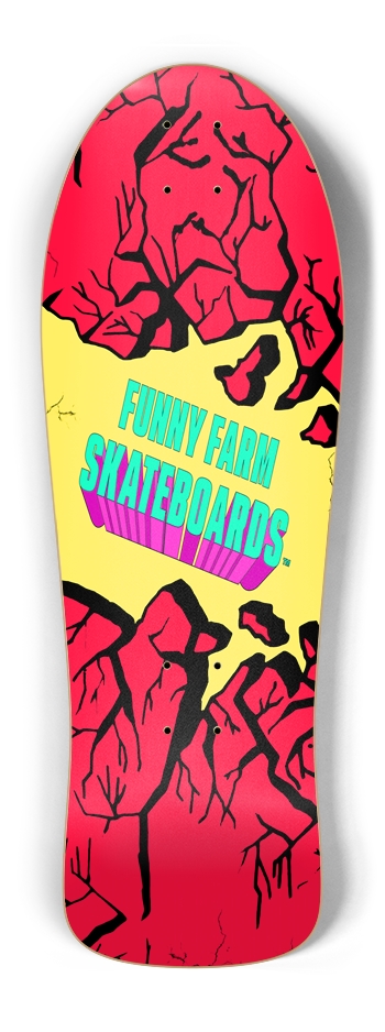 Jeff Phillips Tribute Deck Old Red Old School Shape