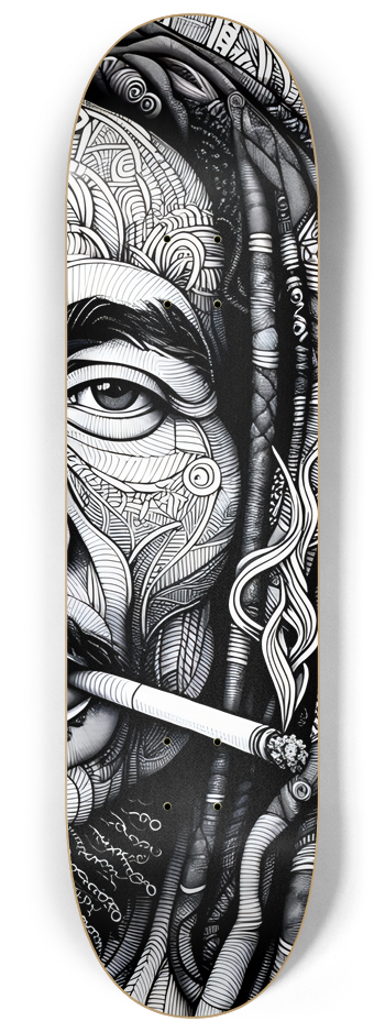 Rasta Smokin' 2 decks Wall Series #2 8-1/4 Skateboard Deck