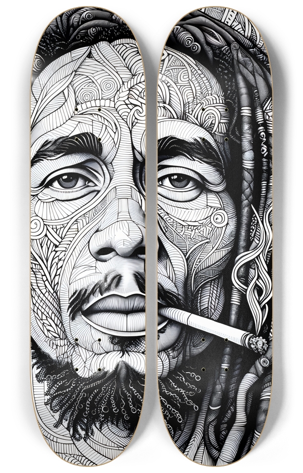 Rasta Smokin' 2 decks Wall Series 2 Deck Wall Series