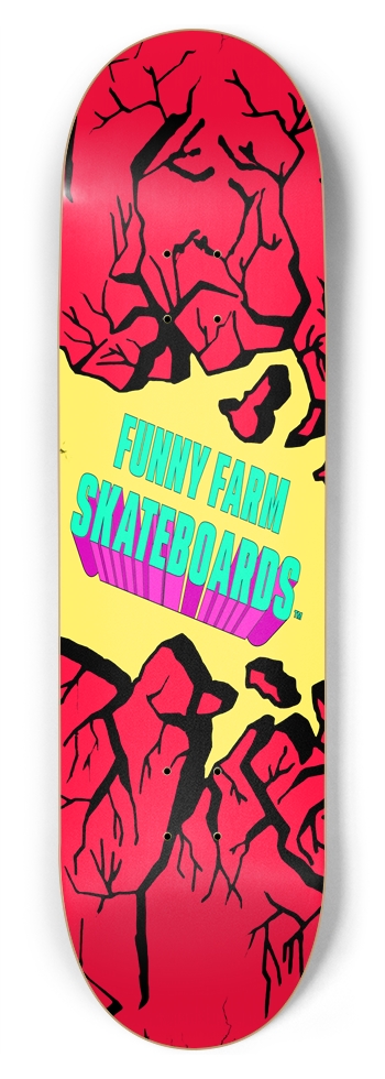 Jeff Phillips Tribute Deck Red - 8.75 8-3/4 Inch Skateboard