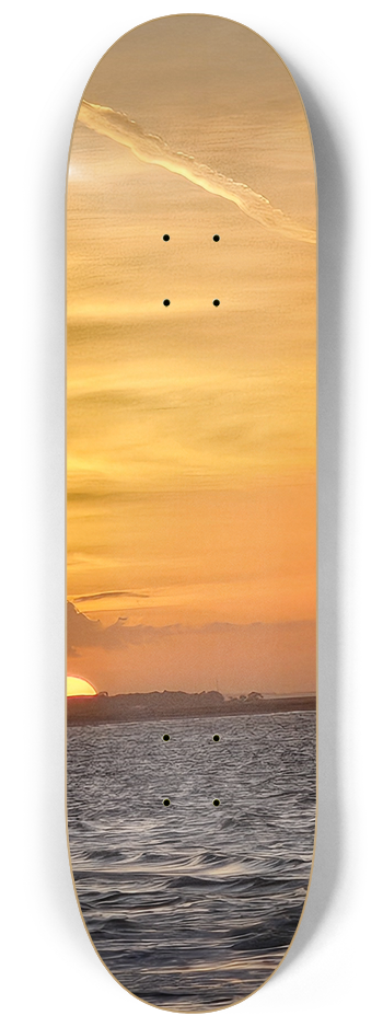 Golf coast sunrise. #1 8-1/4 Skateboard Deck